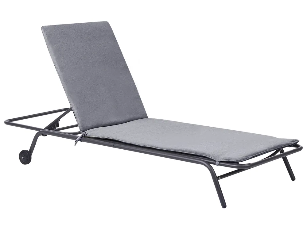 vedula folding metal sun lounger