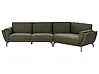 Sofa 3 Seater KANSSELI Fabric Dark Green