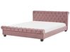 Velvet EU Super King Size Waterbed Pink AVALLON  _846894