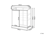 Serra da balcone LECCE 129 cm 59 cm Argento_1005534