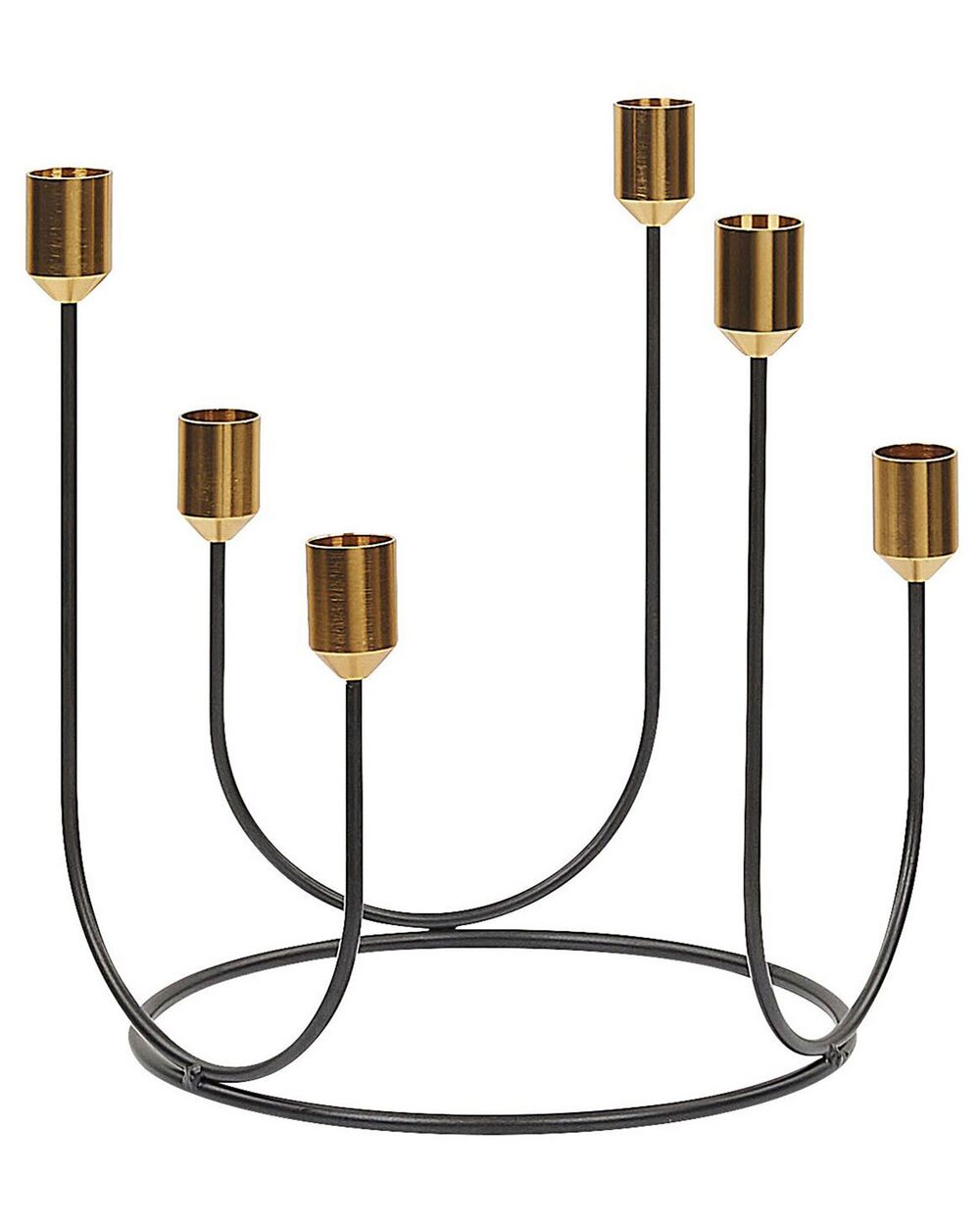 Candle Holder PANAY 25 cm Metal Black