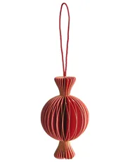 Set of 16 Christmas Tree Ornaments RAUMA Paper Multicolour_1030630