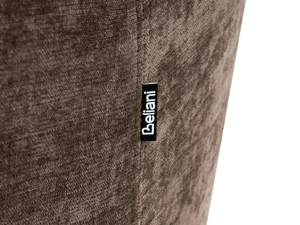 Living Room Set 3 Seater EIBY Chenille Dark Brown_1004248