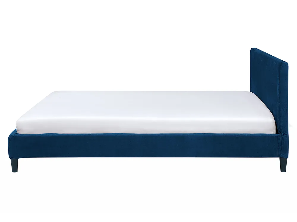 Bed Velvet FITOU 160 x 200 cm (EU King Size) Dark Blue_710110