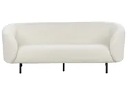 Set da salotto 6 posti LOEN Bouclé Bianco_920401