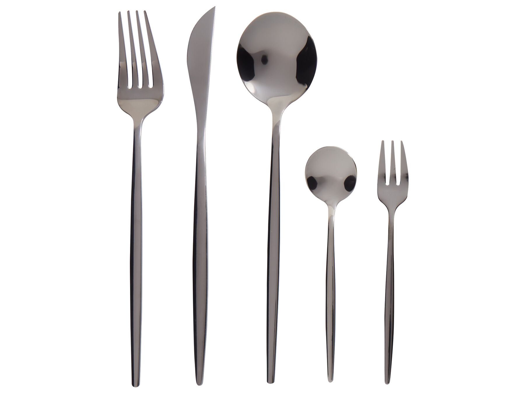 30 Piece Cutlery Set Black RIGATONI_902906