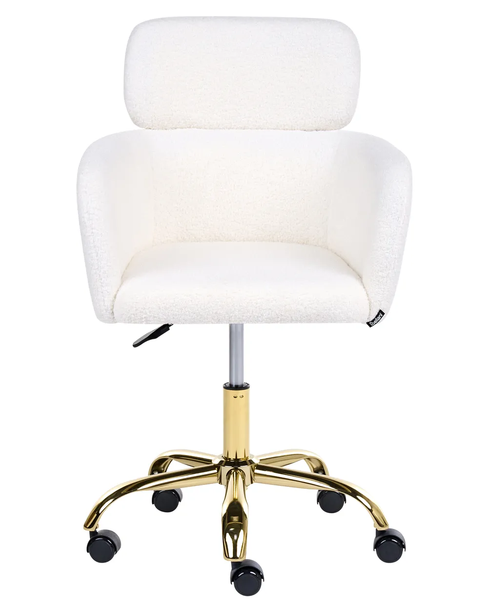 Desk Chair ALENA Boucle White_1083740