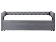 Trundle Bed Fabric LIBOURNE 90 x 200 cm (EU Single) Dark Grey_729640