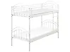 Bunk Bed Metal CHARTRES 90 x 200 cm (EU Single) White