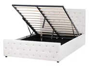 Ottoman Bed AMIENS Fabric Beige 140 x 200 cm (EU Double)_976068