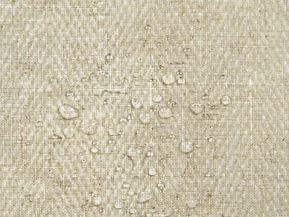 Zestaw 2 poduszek ogrodowych CALIA Wzór roślinny 45 x 45 cm Beżowy_1125464