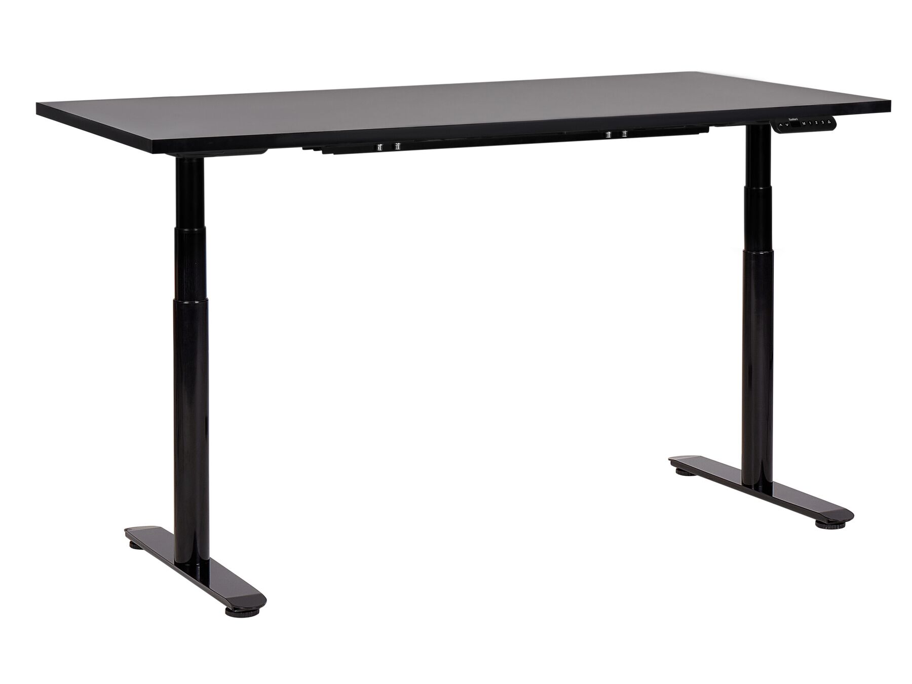 Schreibtisch schwarz 160 x 72 cm elektrisch höhenverstellbar DESTINAS_899677