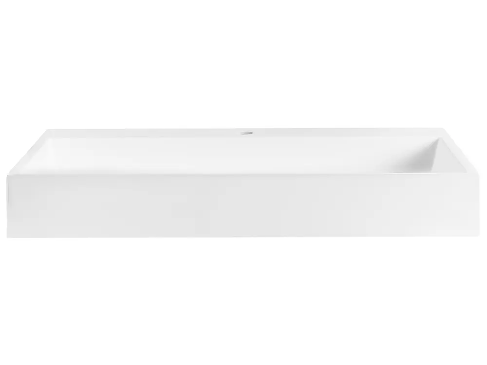 Wall Hung Basin QUENKO 800 x 460 mm Mineral Cast White_981201