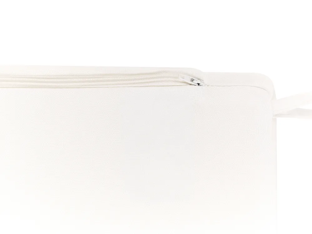 Garden Bench with Cushion MARLBORO 180 cm Acacia Wood Off-White_1153630