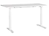 Escritorio de altura regulable eléctrico DESTINAS 160 cm x 72 cm Blanco