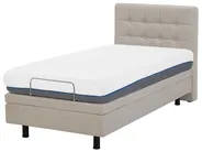 Adjustable Bed Fabric DUKE 90 x 200 cm (EU Single) Beige_742727