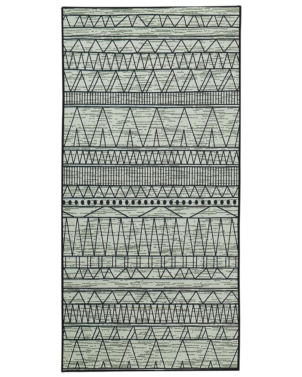 Rug KEBAN Black 80 x 150 cm