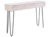 Konzolový stolek z mangového dřeva se 3 zásuvkami bílý MINTO_892089
