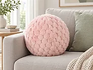 Dekokissen ROSEA 30 x 30 cm Webpelz Rosa Ohne Muster_1178927