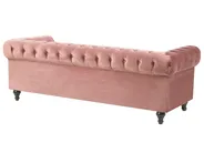 Divano 3 posti CHESTERFIELD Velluto Rosa_778824