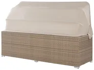Set da giardino con tavolo 5 posti COCCOLIA Modulare Rattan sintetico (PE) Beige_811630