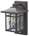 Outdoor Wall Light with Motion Sensor Black TEVIOT_870487