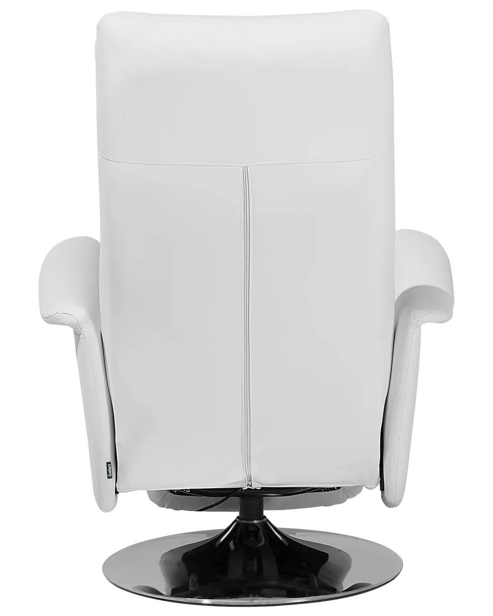 Recliner Chair PRIME with Footrest Faux Leather White_709208
