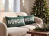 Set of 2 Decorative Cushions JOYCANDY 30 x 50 cm Green Christmas Motif