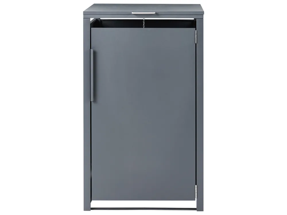 Wheelie Bin Store 240 L PIACENZA Metal Dark Grey_1073495