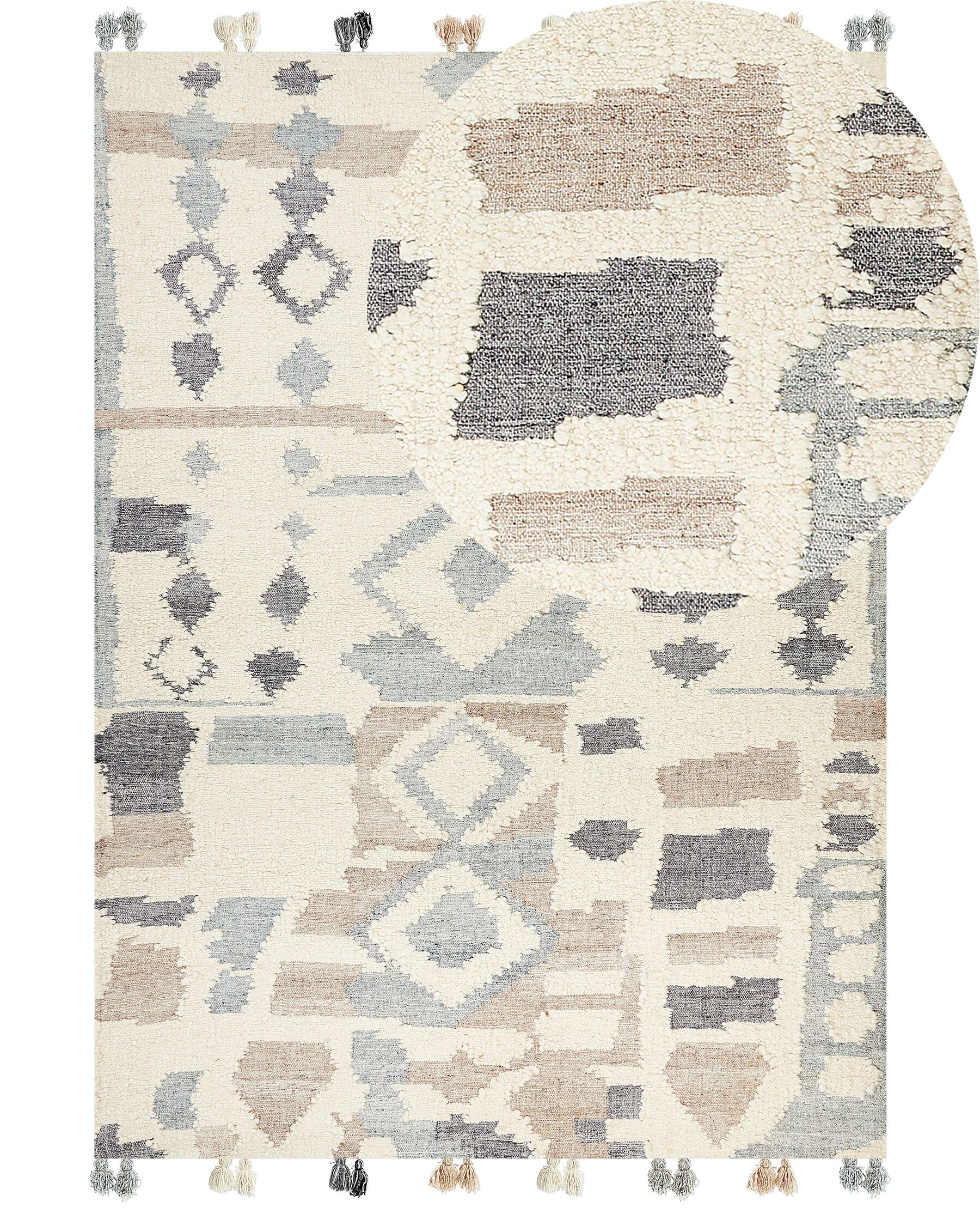 Vlněný kelimový koberec 200 x 300 cm vícebarevný MRGAVET_860075