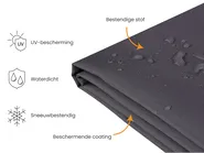 Regenhoes CHUVA 275 cm 230 cm 70 cm Zwart_985417