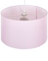 Lampada a sospensione rosa a forma di tamburo LOVU_778957