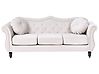 Canapé 3 places SKIEN Velours Beige clair