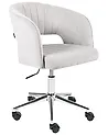 Desk Chair KATONAH Velvet Light Grey