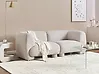 Modular Sofa 2 Seater MJALBI Boucle Off-White