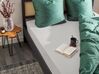 Bavlnená posteľná plachta 180 x 200 cm svetlosivá JANBU_845176