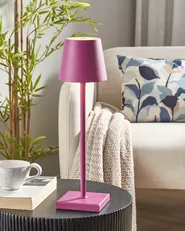Wireless LED Table Lamp BACEIRO Metal Pink_1061063