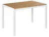 Mesa de comedor MANN Marrón/Blanco 120 cm 80 cm