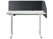 Divisorio da scrivania FOLDY 120 x 50 cm Grigio scuro_1041471