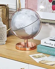 Mappamondo CABOT 28 cm Argento_1169952
