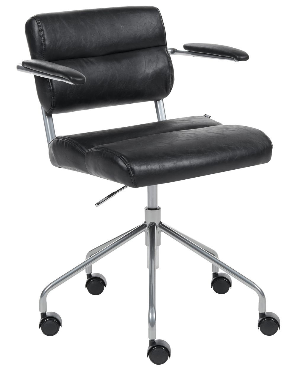 Cadeira home office CANDOR Pele sintética Preto