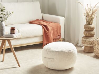 Pouffe Light Beige ADLANA