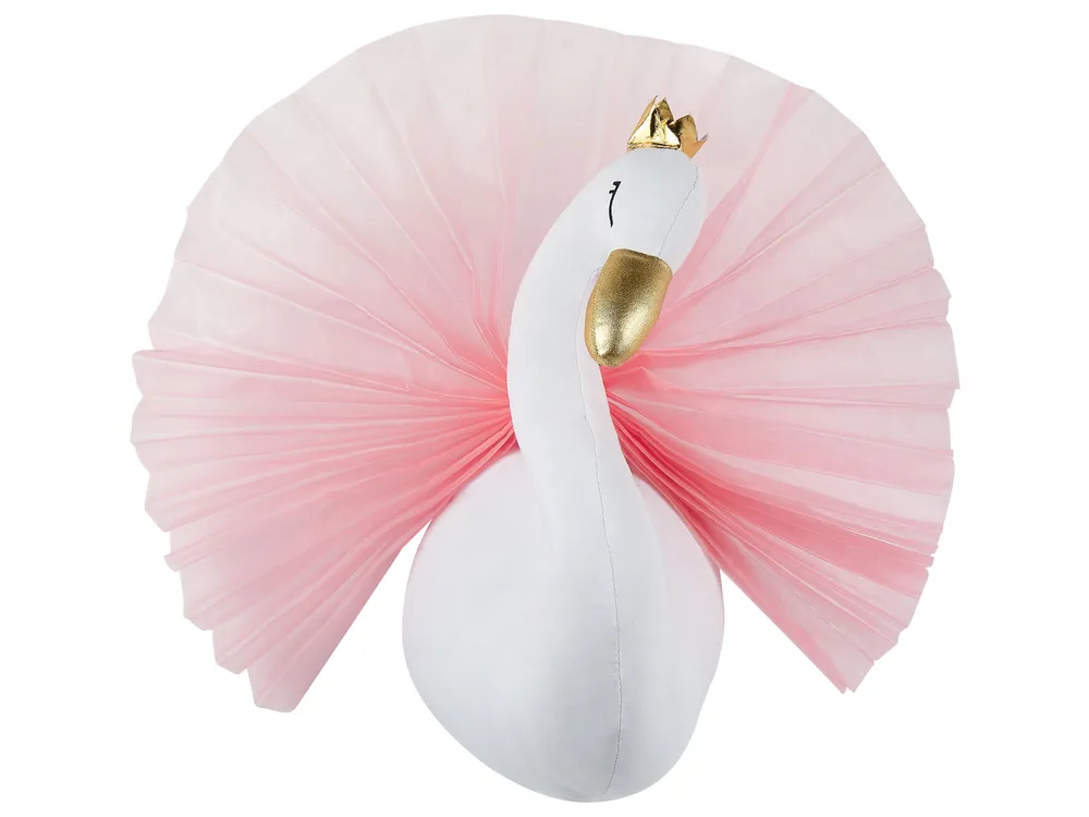 Kids Wall Decor Swan ODETTA 32 cm Cotton White