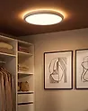 LED Ceiling Lamp VELORA with Remote with Dimmer White