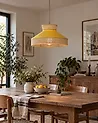 Pendant Lamp BATALI Rattan Mustard