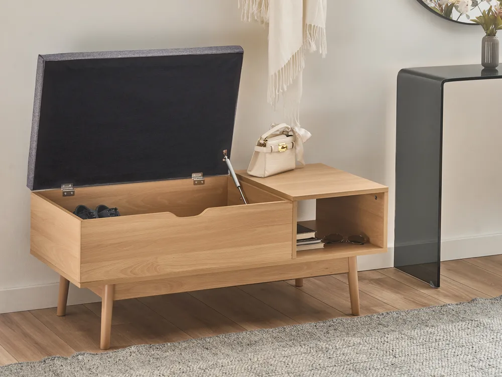 Shoe Bench BOURKE Light Brown_1074969