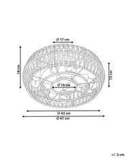 Ceiling Fan with Light APOPKA with Remote Natural_1124413
