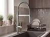 Grifo de cocina con resorte ATCAMA Plateado
