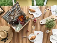 Cesto da Picnic CLEMENTINE Vimini Naturale_964369