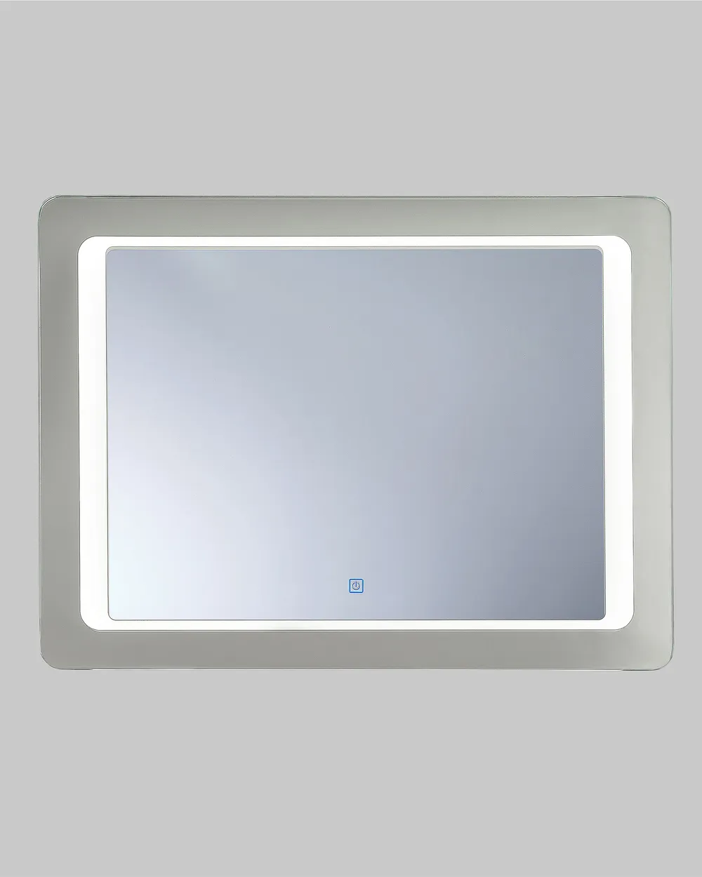 Lustro łazienkowe LED WASSY 80 cm 60 cm Srebrny_780788